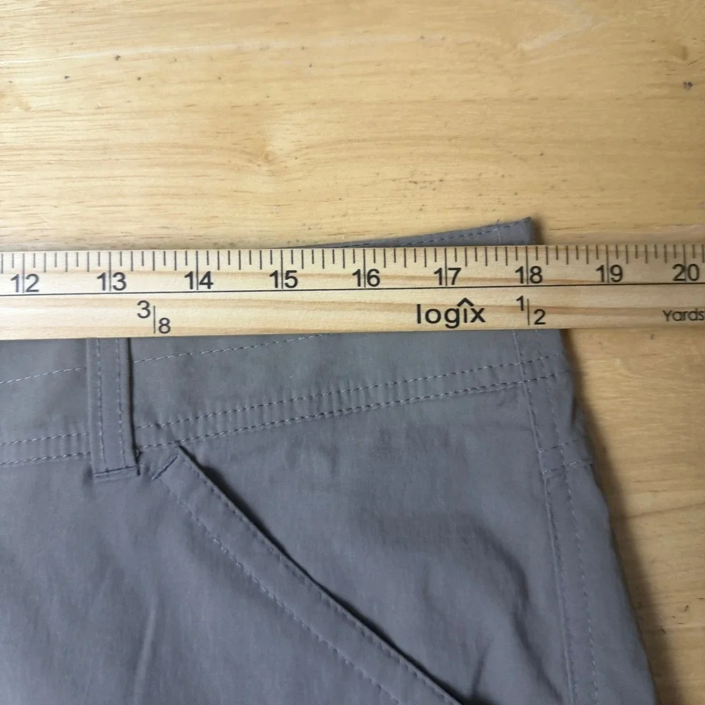 KUHL Liberator Stealth CONVERTIBLE Pants Mens 36x34 Tan Zip Off Hike Cargo *Read